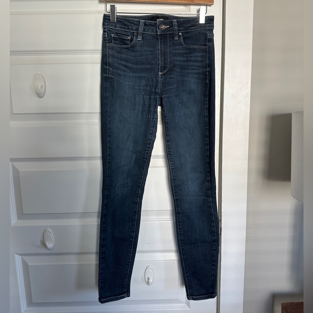 Paige Dark Denim Skinny Jeans
